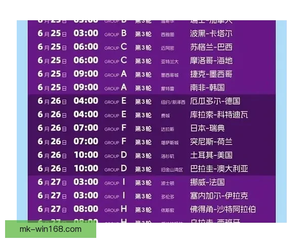 美加墨世界杯赛程全面解析及精彩赛事时间表安排